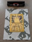 Pokemon Card 2021 GOLD METAL PIKACHU Promo 58/102 Celebrations UPC NM