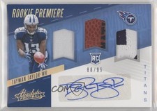 2017 Panini Absolute Spectrum 88/99 Taywan Taylor #225 Auto 7l6