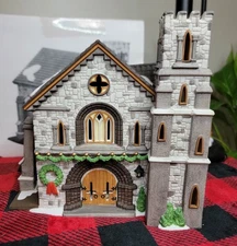 Department 56- "Whittlesbourne Church" -Dickens Village- w/Box And Light #5821-1