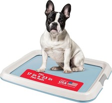 IRIS USA Pee Pad Holder for Dogs and Puppies, Potty Training Tray with Secured L