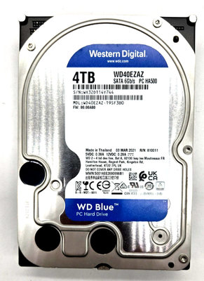 Western Digital Blue 4TB PC Internal Hard Drive - 3.5