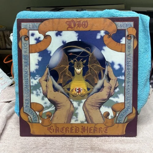 DIO Sacred Heart Vinyl LP Record Album (1985)  -25292 First pressing