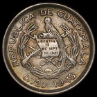 Guatemala - 5 Centavos - 1945 - KM#238 - Silver .720 - 0.038 ASW — photo 3