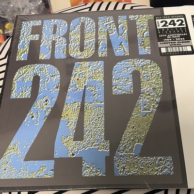Front 242 Endless Riddance LP, Wax Trax!, 40th Anniv Reissue, Clear Vinyl