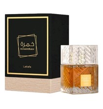 Lattafa Khamrah-Vanilla Warm Spicy Eau de Parfum Long-Lasting Fragrance 3.4oz