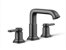 KOHLER Numista 8 in. Widespread Double Handle Bathroom Faucet in Matte Black New