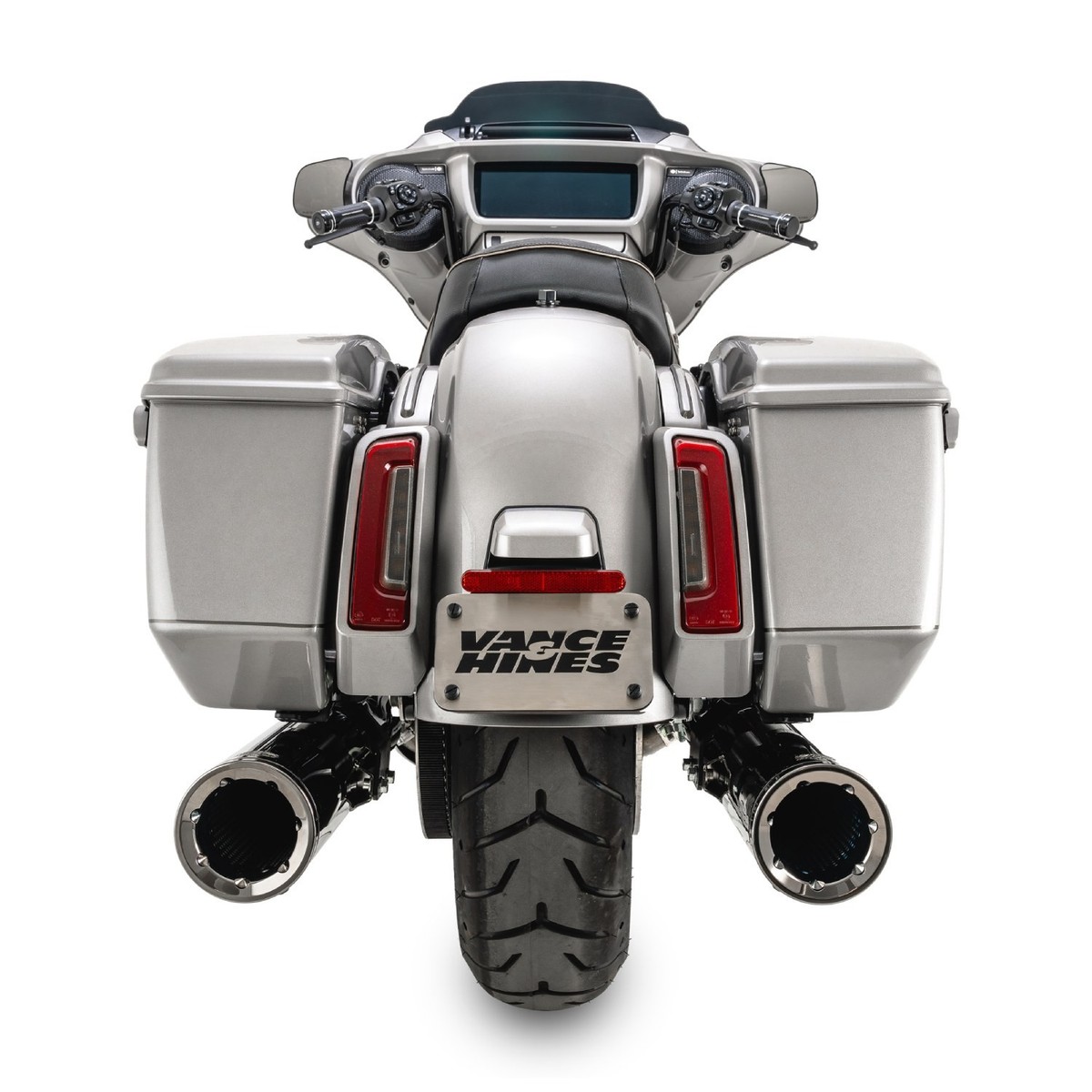その他 wenty Vance & Hines Hi-Output Dark Chrome Slip-On Exhaust Mufflers