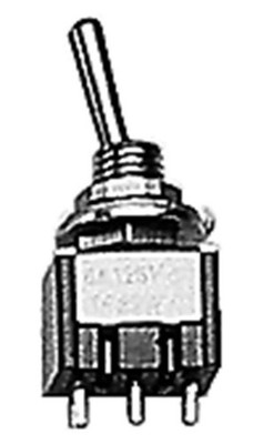Miniatronics Miniature Toggle Switches SPDT 5-Amp 120-Volt pkg(4) 3621004