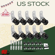 10 Pack Toolbox Cam Locks 5/8" Keyed Alike with Keys for RV  Cabinets