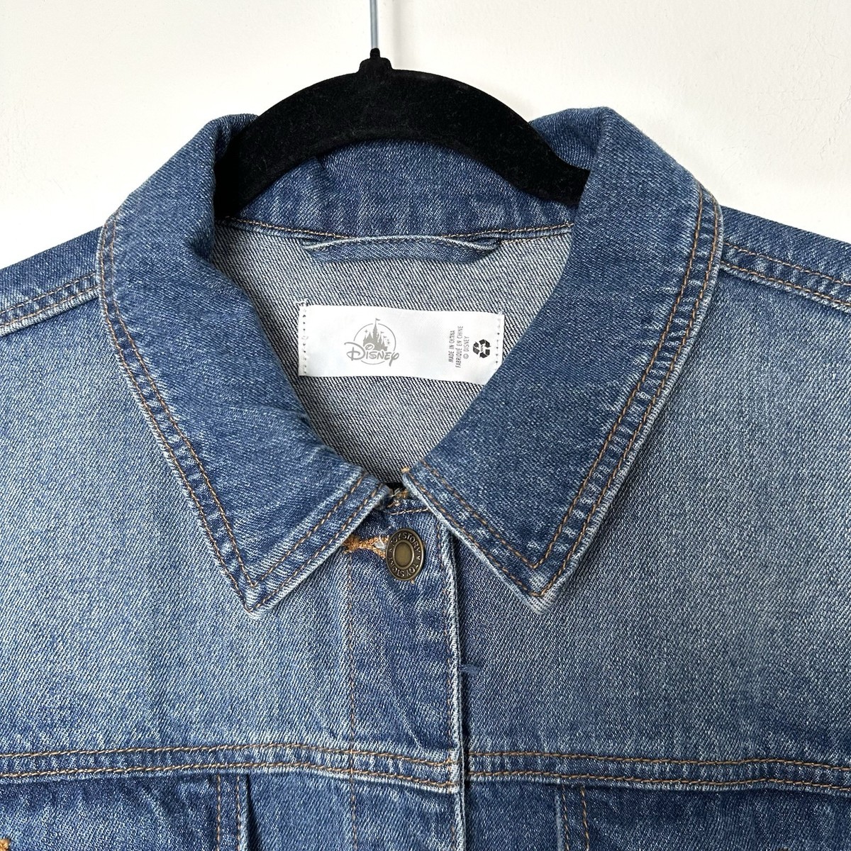 Disney Toy Story Kidcore 25th Anniversary Embroidered Boxy Fit Denim Jacket View 3