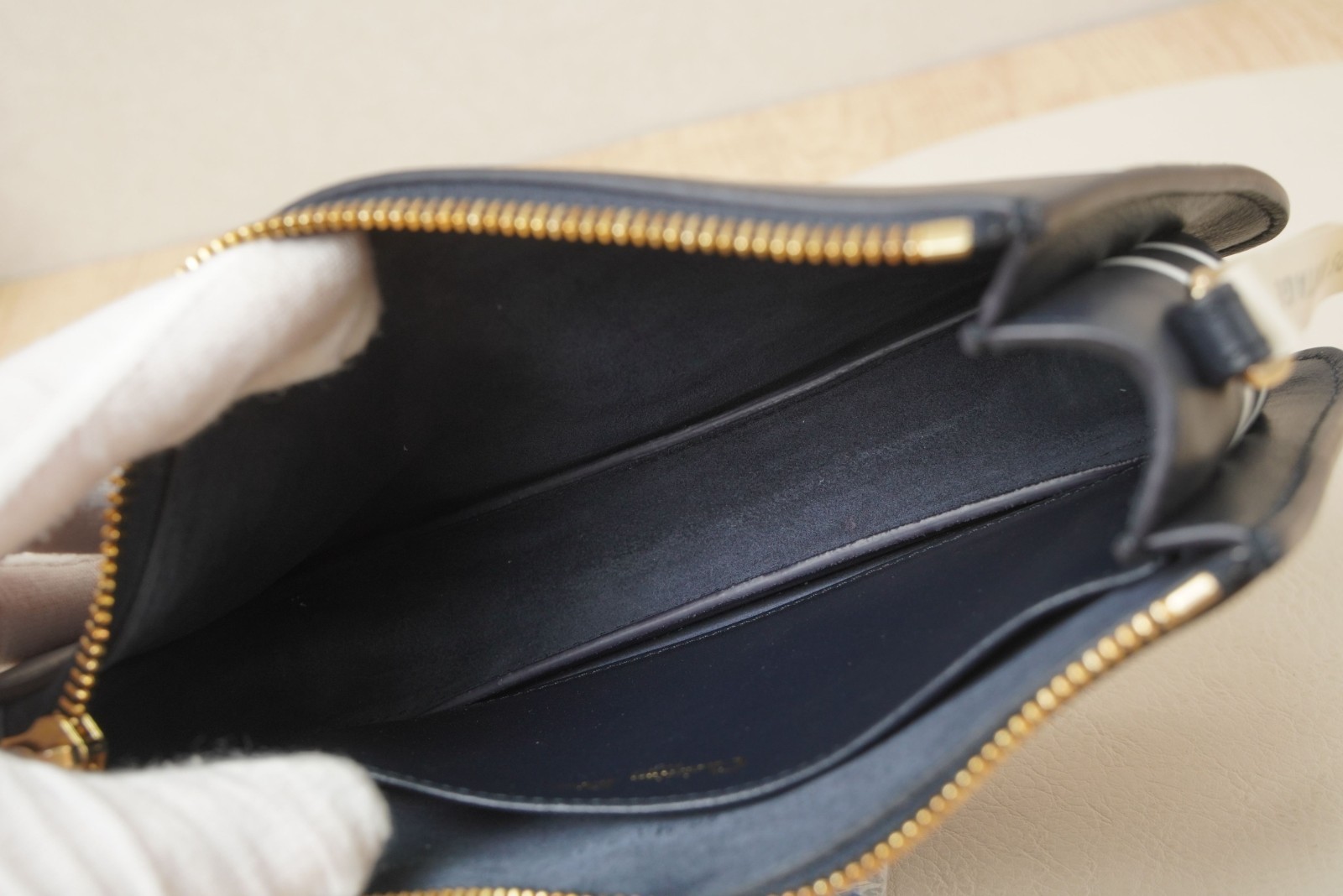 Dior Shoulder Bag Blue Calfskin/Strap Dustbag thumbnail 11