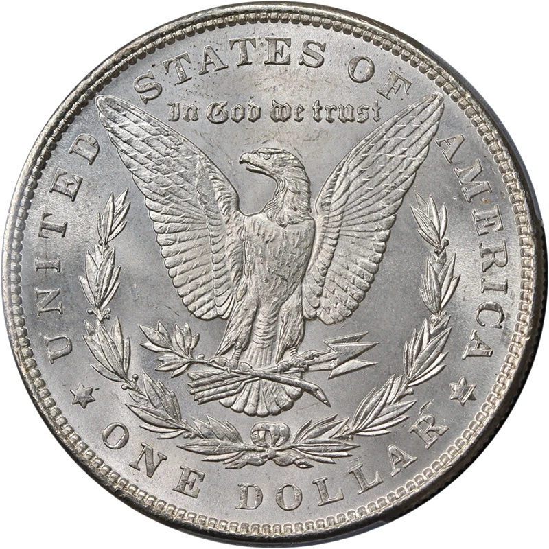 1886-P Morgan Silver Dollar PCGS MS67 Superb Eye Appeal Strong Strike - Image 2 of 4