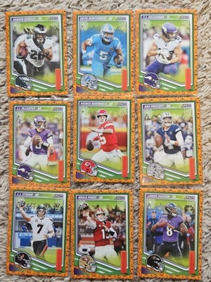 2025 Panini Score Score-A-Treat ORANGE PUMPKIN NFL Vet Card You Pick/Choose