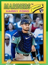 2026 Topps Heritage Harry Ford RC #59 Dark Yellow Border Seattle Mariners