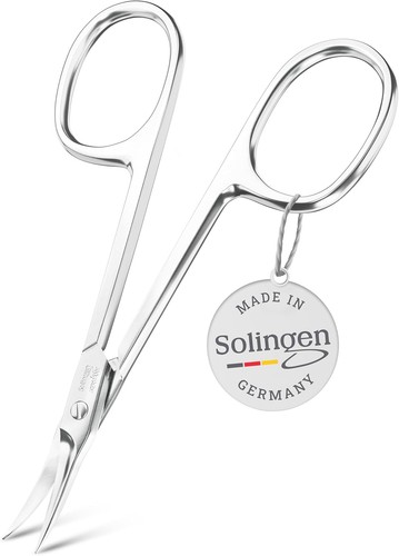 TITANIA Nagelschere Solingen 9,5cm Gebogen Extra Scharf Carbonstahl Germany - Bild 10 von 19