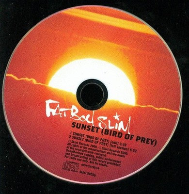 Fatboy Slim: sunset (edit & full version) [PROMO CD SINGLE 2000 No Cover, Pictur