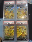 Sequential Set Pikachu V-union 025 026 027 028/025 PSA 10 25th Pokemon Japanese