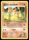 Pokemon Tcg Blaine's Charmander #61 Pokemon Gym Heroes MP