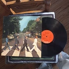 THE BEATLES  ABBEY  ROAD ORANGE LABEL CAPITOL  WITH THE GREEN APPLE ON BACK COVE