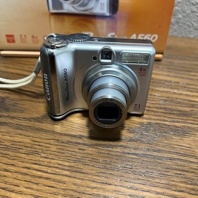 CANON Powershot A560 7.1MP Digital Camera 4x Optical Zoom Cable