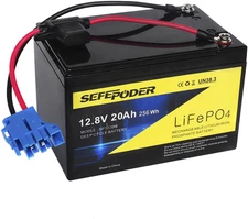 Replacement Battery Compatible with Peg Perego 12 Volt Ride on Toys,12V 20Ah Lif