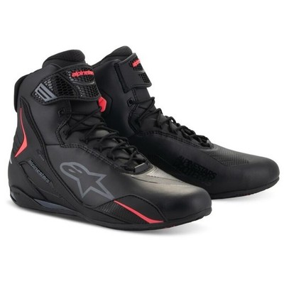 Alpinestars Stella Faster-4 Shoes Black Diva Pink Women's Motorcycle Boots 