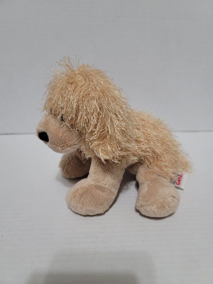 Ganz Webkinz Golden Retriever Plush Tan Shaggy Dog Stuffed Animal
