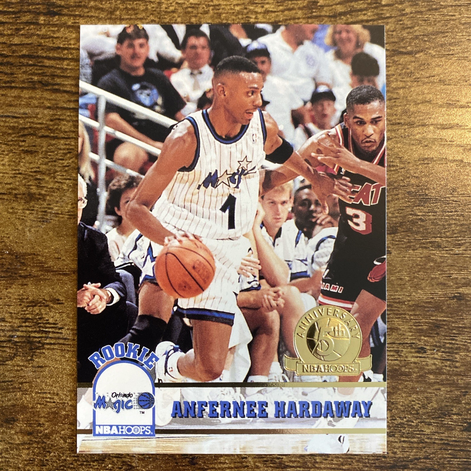 1993-94 NBA Hoops - Anfernee Hardaway #380 Fifth Anniversary (RC)