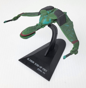 Furuta Klingon Bird Of Prey STAR TREK 4" Plastic Model Ship TNG DS9 TOS - Used