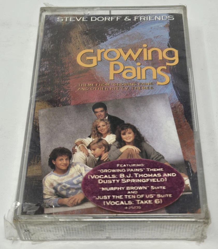 Growing Pains Steve Dorff Friends Soundtrack Cassette Tape NEW Partially Sealed - Image 2 of 4