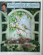 Watercolor Acrylic Scheewe Art Working Shop Tole Painting Book