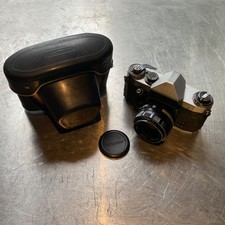Hanimex Praktica Super TL Camera Meyer-Optik G riltz Oreston 1.8/50 Lens w/Case