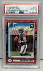 2024 Donruss Rated Rookie Caleb Williams #327 Optic Preview Red Wave PSA 10