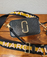 Marc Jacobs Snapshot Camera Bag Crossbody in Black Multicolor Leather NICE