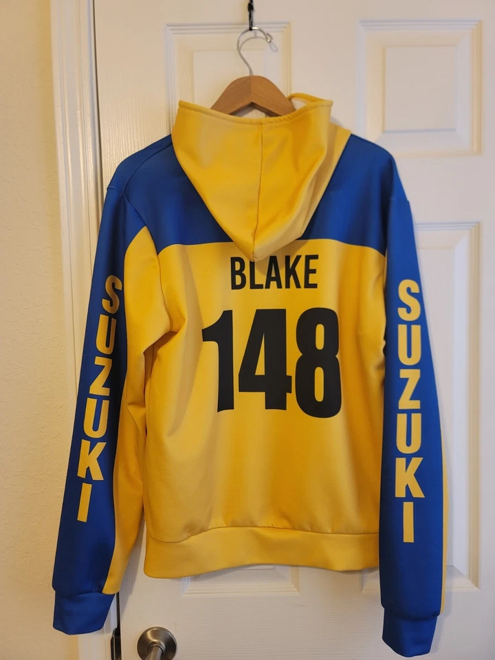 Sudadera con capucha vintage Team Suzuki Racing Moto talla M Foto 3 de 4