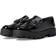 Bergamot Black Patent Franco Sarto Loafers