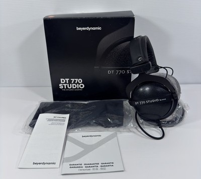 Beyer Dynamic DT 770 Studio Headphones 80 Ohms Closed Wired Black