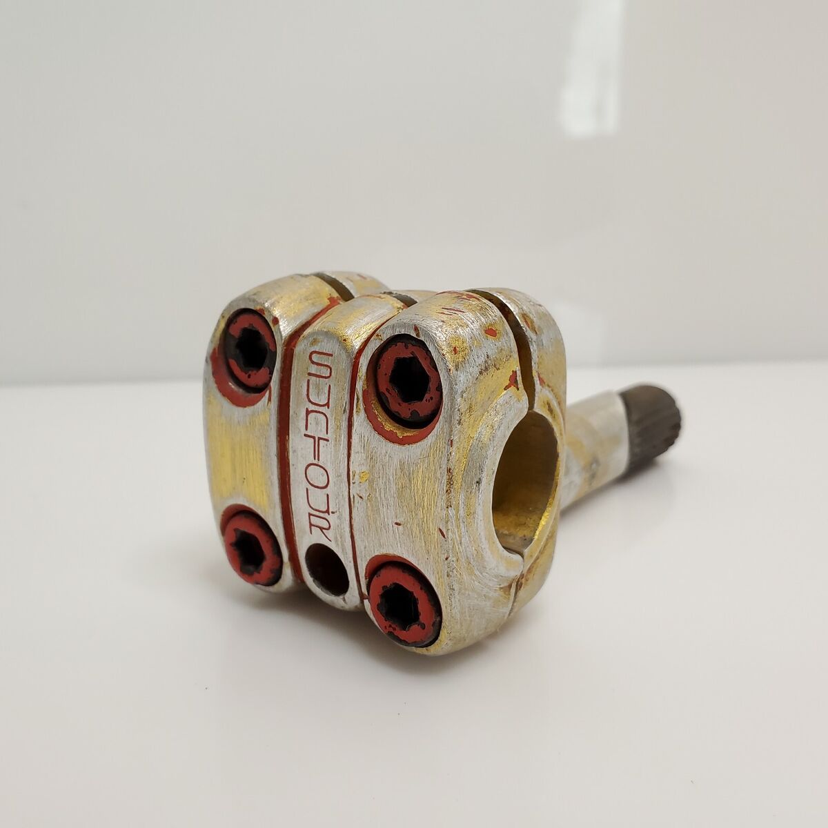 Rare Vintage 1980's Suntour Forged BMX Quill Stem Gold Rare Vintage 1980's Suntour Forged BMX Quill Stem Gold