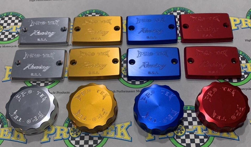 Tapas de líquido de frenos y embrague delanteras y traseras Kawasaki ZZR1200 2002-2005 ZZR-1200 Foto 2 de 4