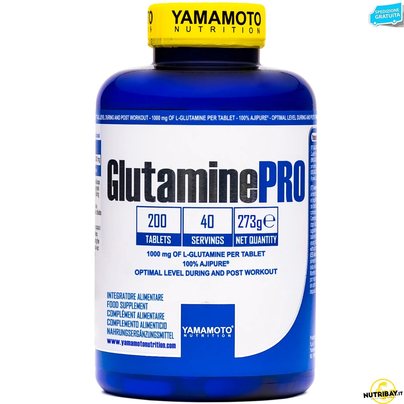 Yamamoto Nutrition Glutamine Pro Ajipure® - 200 cpr Glutamina ajipure