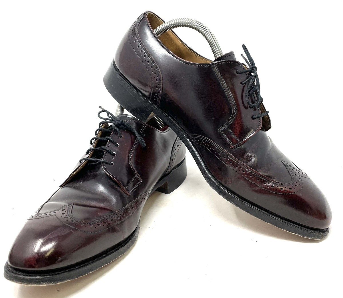 Classic Brown Leather Men\'s Shoes Johnson & Murphy 9.5D brown Oxford Vintage 1950s Brown Leather Aristocraft Saddle Oxfords  main image 2