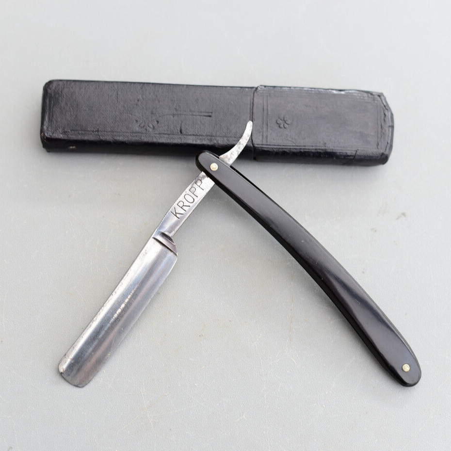 Vintage Straight Razor KROPP Germany Agent W.I. Coleridge Stockton