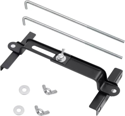Premium Adjustable Battery Hold Down Universal Crossbar with J Bolt fit SUV Car