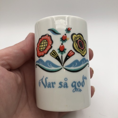 Vintage Swedish BERGGREN Var sa god Salt & Pepper Shakers Home Decor - Picture 12 of 16