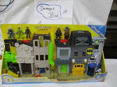 Fisher Price Imaginext Legends of Batman Gotham City Center riddler catwoman set