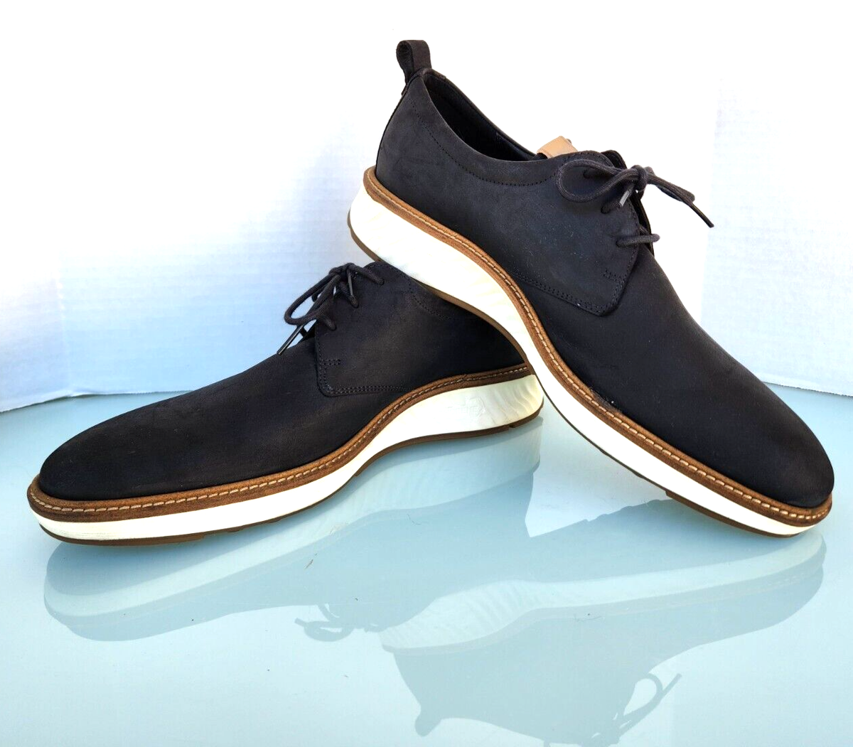 St1 Hybrid Ecco St1 Mens Men's ECCO Hybrid Leather Derby Shoe Black