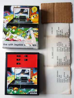VERY RARE VINTAGE 80'S ATARI 2600 MULTI GAME CARTRIDGE WITH 32