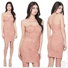🍃🌹 GUESS COCOS FAUX SUEDE DRESS 🌹🍃