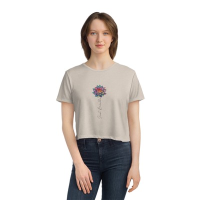 Just Breathe Meditation Bella + Canvas, Yoga Dandelion Shirt for Her, Cute Shirt