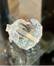 Swarovski Crystal Sweet Heart Ribbon Retired w/ Box COA
